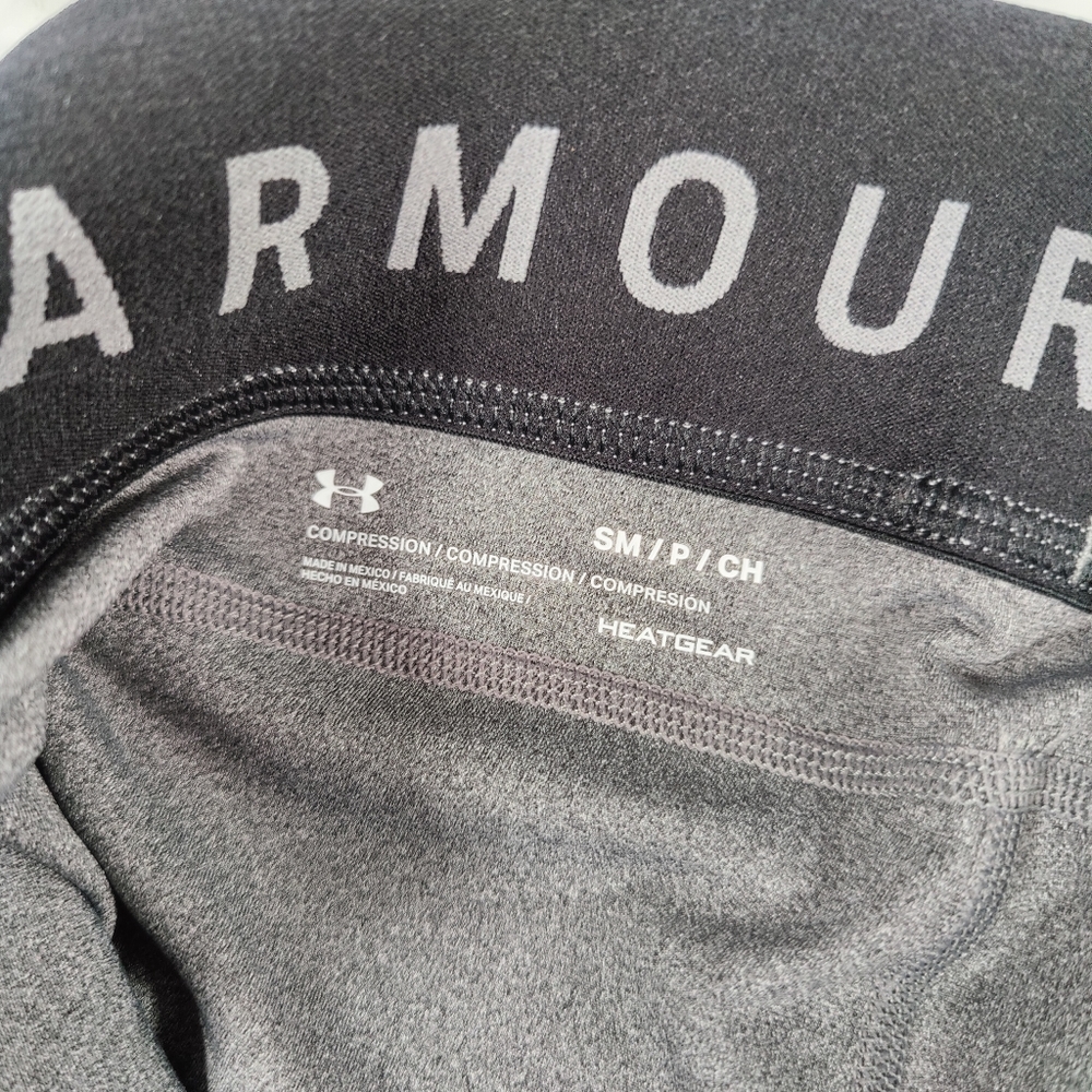 Under Armour Gray Compression Leggings Size Small - Picture 7 of 7
